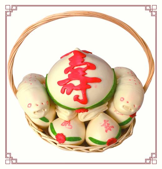 【恩点】花馍&鸿福寿桃 | 15件 | 5000g | 恭祝幸福健康&吉祥如意&延年益寿【自提】注：下单6个月内有效，过期将退款，请尽快到店核销 商品图1