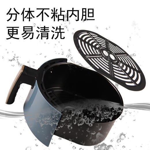 美菱  电烤炉 整机6L烤篮4.5L 空气炸锅 一机多用 智能触控 360°热空气循环 自动断电保护 72小时发货 商品图4