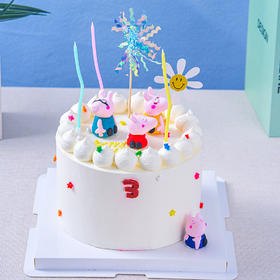 【佩奇之家】小猪佩奇儿童生日蛋糕，水果夹心。（提前6--8小时下单，18:00后下单最快第二天15:30后可到店取货，具体时间看门店而定。）