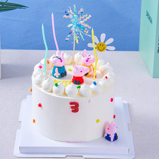 【佩奇之家】小猪佩奇儿童生日蛋糕，水果夹心。（提前6--8小时下单，18:00后下单最快第二天15:30后可到店取货，具体时间看门店而定。） 商品图0