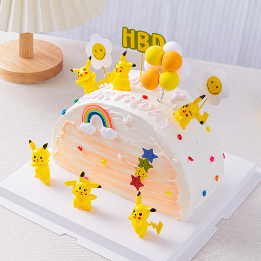 【比卡丘】比卡丘儿童生日蛋糕，水果夹心。（提前6--8小时下单，18:00后下单最快第二天15:30后可到店取货，具体时间看门店而定。） 商品图2