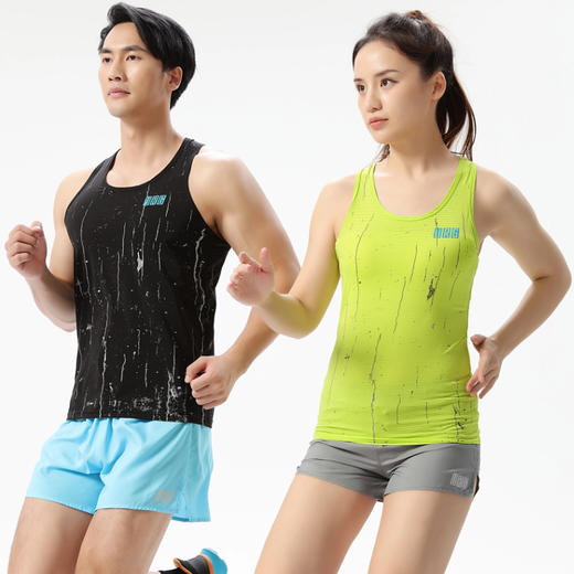 URG汗速跑步冰丝凉感背心Run Singlet跑马拉松比赛春夏秋季越野跑步耐力跑训练慢跑健身徒步运动 商品图2