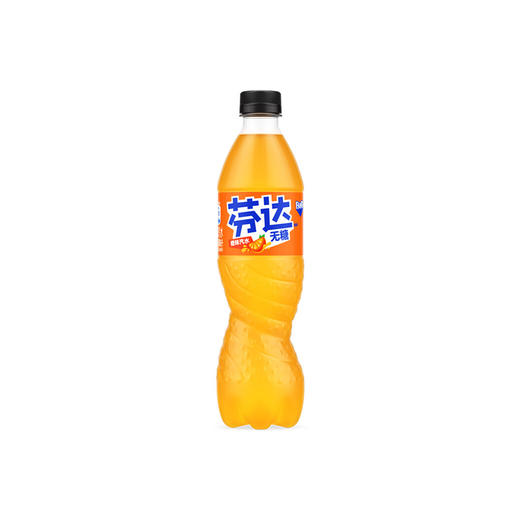 芬达水橙味无糖碳酸汽水饮料500ml 商品图1