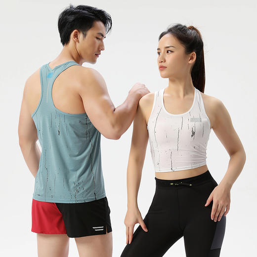 URG汗速跑步冰丝凉感背心Run Singlet跑马拉松比赛春夏秋季越野跑步耐力跑训练慢跑健身徒步运动 商品图1