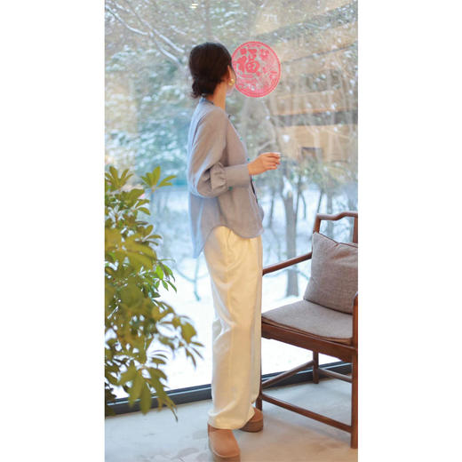 【抖音专属】【春满人间系列】衬衫（24710046-品月） 商品图2