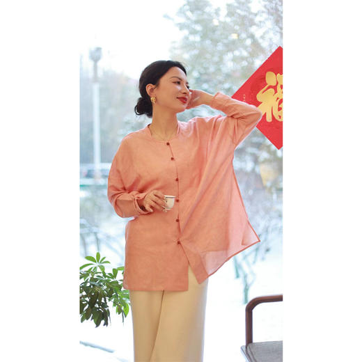 【贺春系列】清冷感衬衫（24710018-扶光） 商品图0