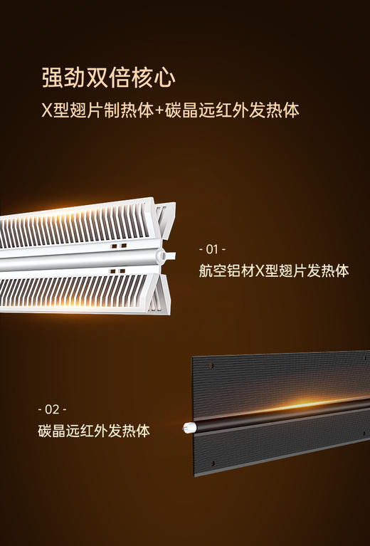 「百斯腾全屋主供暖电暖器S12」 商品图3