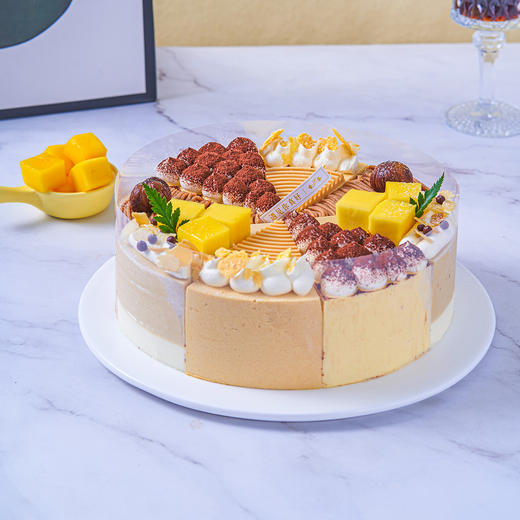 【果缤纷】8英寸慕斯水果巧克力栗子生日蛋糕（请提前1天下单，18:00后下单最快第二天16:30后可到店取货，具体时间看门店而定。） 商品图2
