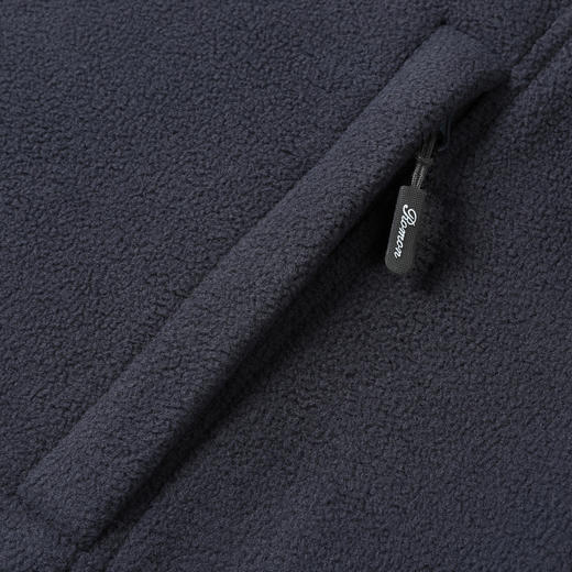 【摇粒绒】罗蒙秋冬季外套男加绒保暖纯色休闲通勤百搭抓绒衣男士外套 商品图9