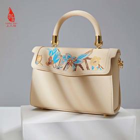 SAINTJOY/上久楷 宋锦女式拎包  锦枝玉叶 BWS23A0702