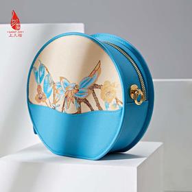 SAINTJOY/上久楷 宋锦斜背包 锦织玉叶 BWS23B0401