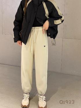 2023年新款秋冬休闲加绒加厚裤子女KW3DN20001