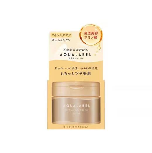 【门店直发】资生堂 水之印五合一面霜90g金色【新老包装随机发货】 商品图1