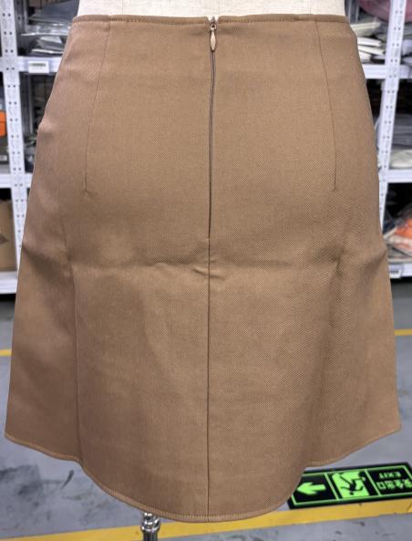 臣禾双排扣半身裙K203030610 商品图5