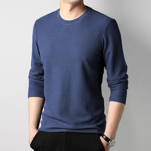 【圈】【加绒】【新款DX】大依优型大码男装新款加绒卫衣印花圆领保暖长袖加厚肥佬 商品图2