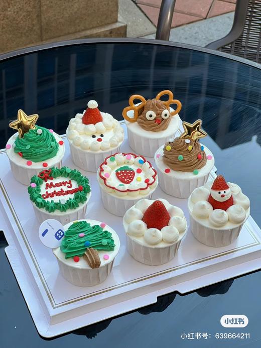 圣诞杯子蛋糕 商品图0