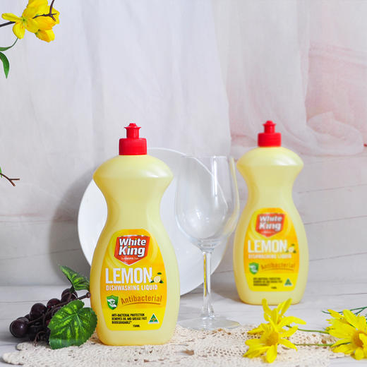 澳洲进口whiteking碗筷果蔬浓缩洗洁精清洗剂去菌除味去油污750ml 商品图2