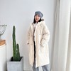 新款牛角扣鹅绒长款加厚羽绒服 商品缩略图0