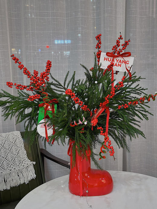 圣诞限定  靴靴你 · 瓶花 （含花瓶） 商品图0