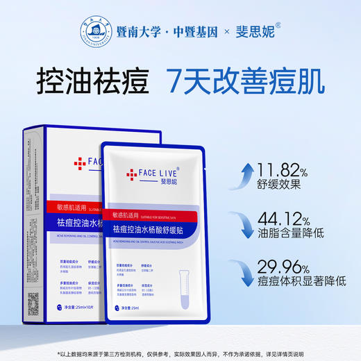 【品牌直发】斐思妮祛痘控油水杨酸面膜 商品图1