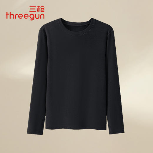 Threegun三枪 【金舒绒】圆领女士长袖上衣打底衫-24344A011 商品图9