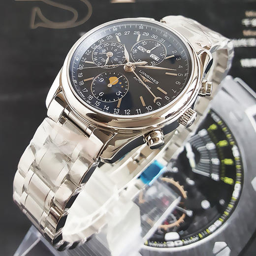 【99新正品】浪琴（LONGINES）名匠系列 自动机械机芯 男表 L2.673.4.92.6  281020LV03 商品图4
