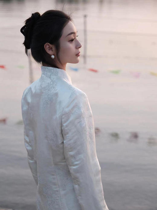 瑕疵|盛唐牡丹 |丝麻手推绣新中式外套[特价品](特殊商品不退不换) 商品图7