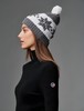 Fusalp - Pompon  - 女装 - 帽子 - 灰色/白色 商品缩略图1