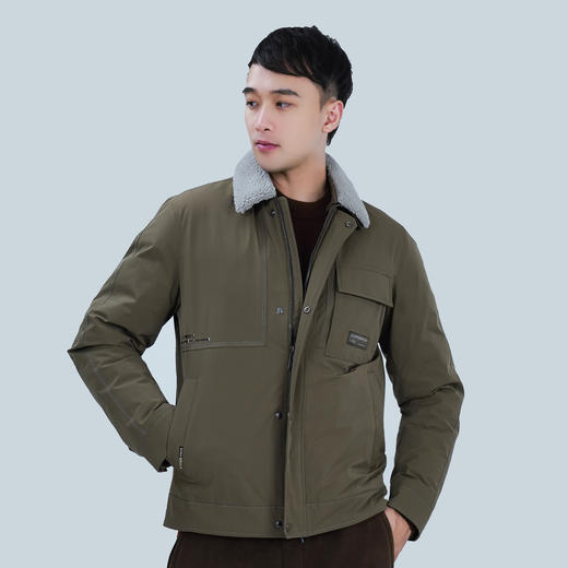 男装24冬季新款休闲翻领羽绒外套2219-GA8926▲ 商品图1