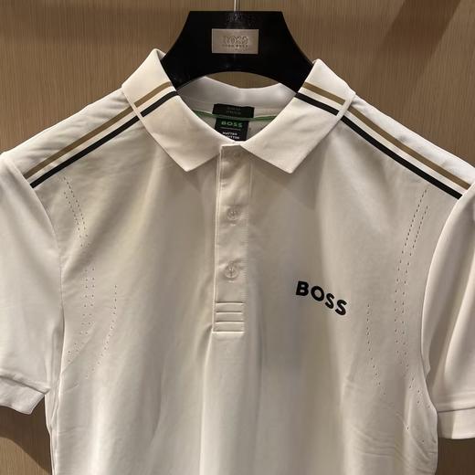 HUGO BOSS POLO男  50506186-100 白色.100%聚酯纤维 商品图7