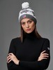 Fusalp - Pompon  - 女装 - 帽子 - 灰色/白色 商品缩略图3