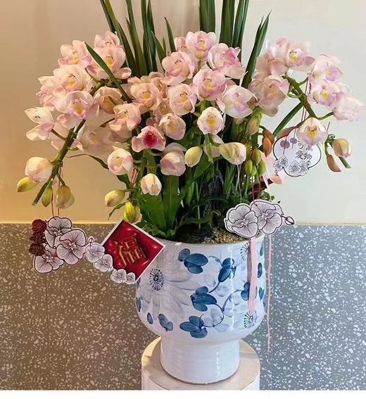 年宵花卡片(茹）-金葱烫金卡-烫金乔迁-新年贺卡-上上签-醒狮-喜庆贴纸 商品图3