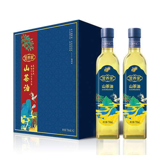 中粮福临门营养家山茶油礼盒750ml*2 商品图0