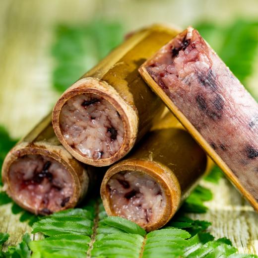 【云南傣族竹筒饭】加热即可食用 云南风味 自然清香 舌尖美味 竹香四溢 口感柔软细腻 软糯Q弹 5种规格任选 商品图0