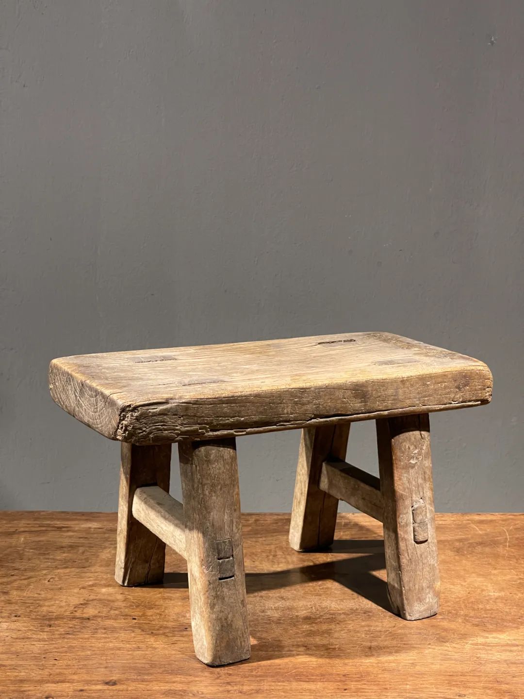 榉木长方面四足矮条凳,顺丰包邮