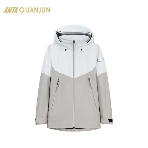 【M/L/XL断码】安踏冠军户外系列丨防水透湿梭织加厚外套女保暖上衣162410607【库存有限，如无货将做退款，介意慎拍！】 商品图0