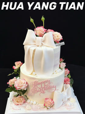 玫瑰仙子 · 奶油霜蛋糕（加高款）