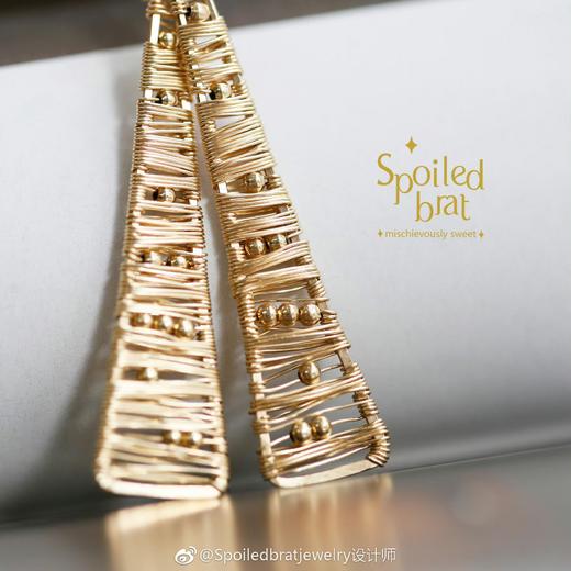 SpoiledBrat Jewelry塔型圣诞树耳钉 商品图0