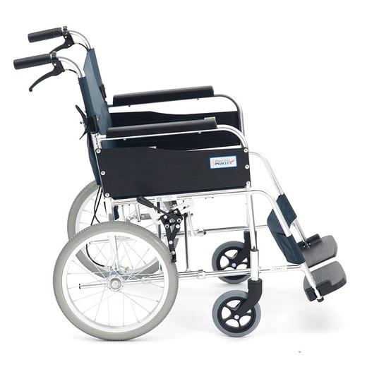 三贵MIKI轮椅车折叠轻便小老年人手动铝合金轮椅手推旅行小型 46JL 商品图4