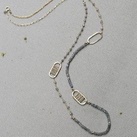 SpoiledBrat Jewelry爵士系列斜长石项链