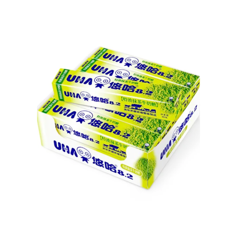 悠哈 特浓牛奶糖(抹茶味)40g*10条单盒