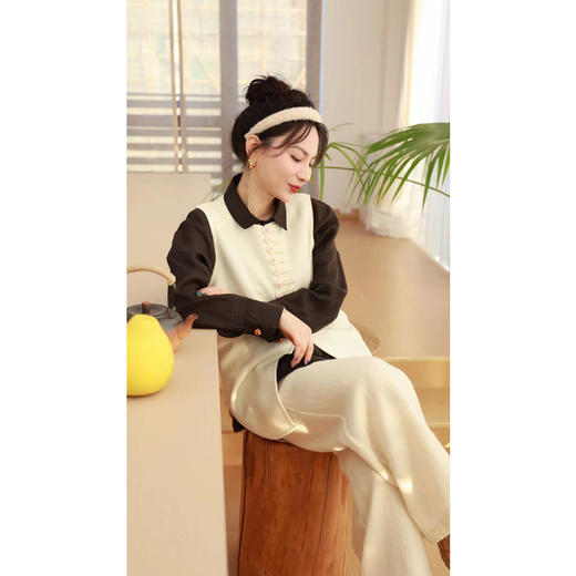 【贺春系列】马甲（24704022-凝脂 ） 商品图3