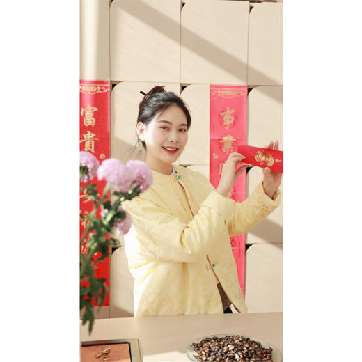 【抖音专属】【贺春系列】中式棉服（23802523-莺儿） 商品图0