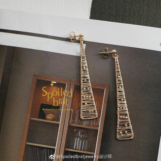 SpoiledBrat Jewelry塔型圣诞树耳钉 商品图1