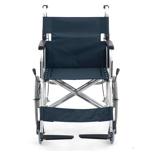 三贵MIKI轮椅车折叠轻便小老年人手动铝合金轮椅手推旅行小型 46JL 商品图3