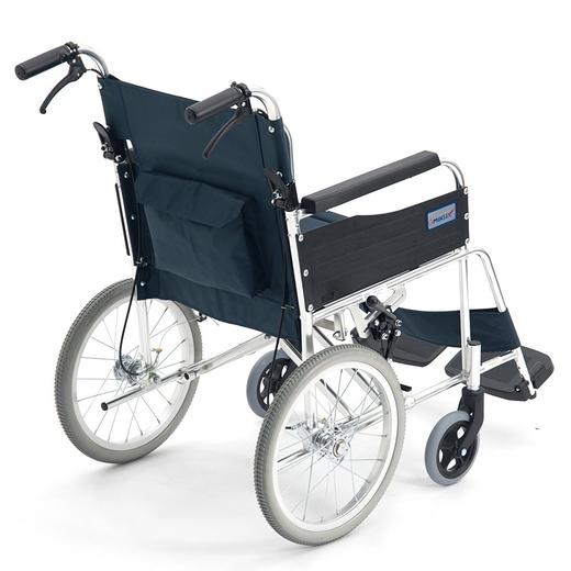 三贵MIKI轮椅车折叠轻便小老年人手动铝合金轮椅手推旅行小型 46JL 商品图2