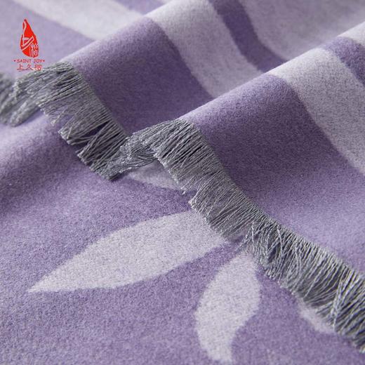 SAINTJOY/上久楷 真丝围巾  真丝披肩 浅紫色  FJS23046 商品图3