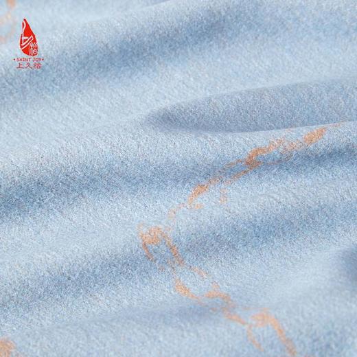 SAINTJOY/上久楷 真丝围巾  真丝披肩 蓝橙色  FJS23045 商品图5