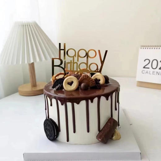 男士加高款巧克力淋面蛋糕 商品图0