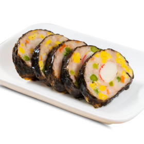 潮汕纯手工高定版 蟹柳紫菜卷500g